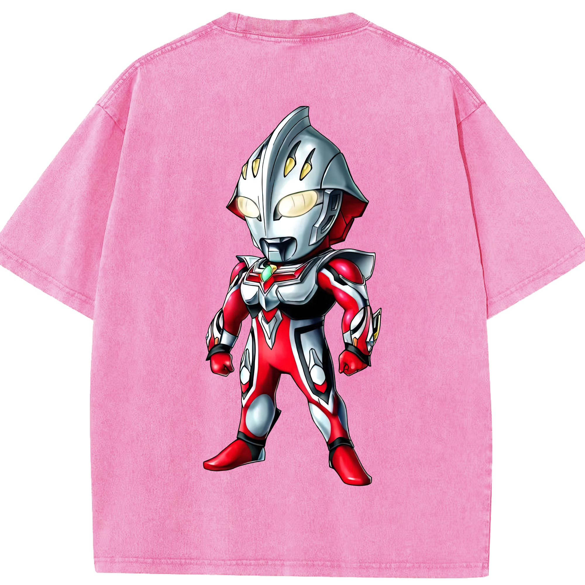 （画像用） ウルトラマン Ultraman 綿100% ヴィンテージ風 半袖Tシャツ（背面プリント）